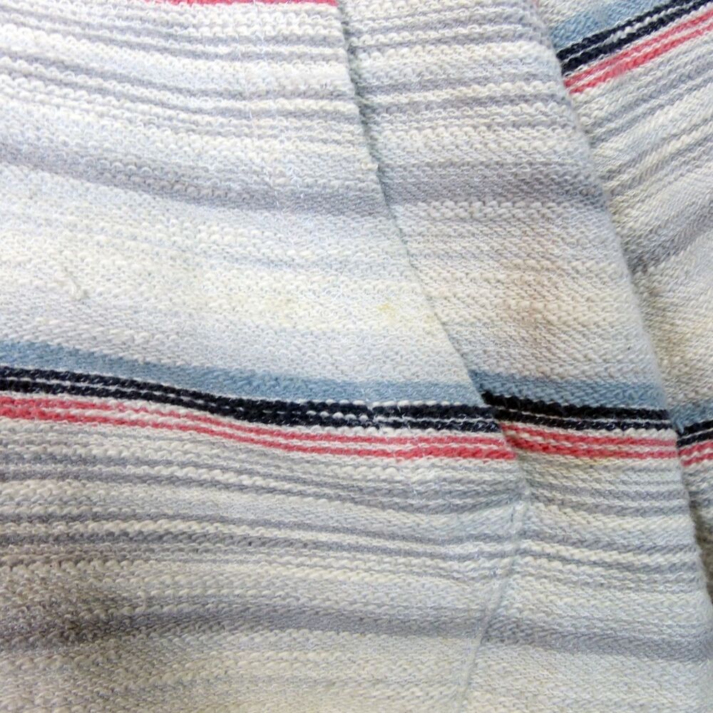 Vissla Hoodie Mens L Storm Gray Striped Foghorn Zip French Terry Surf Beach FLAW - Picture 10 of 16